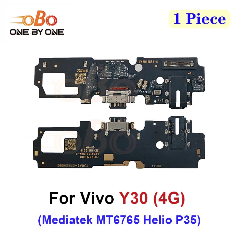 USB Charging Dock Board For Vivo Y21 Y30 Y31s Y32 Y33s Y51 Y52s 5G 2021 Charger Port jack plug Connector Flex Cable Repair (1PC)