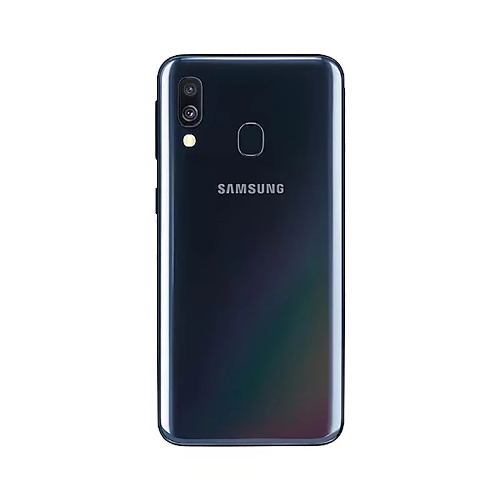 Refurbished Samsung Galaxy A40 – 5.9" AMOLED, 25MP, Dual SIM, Global Unlocked Android Phone