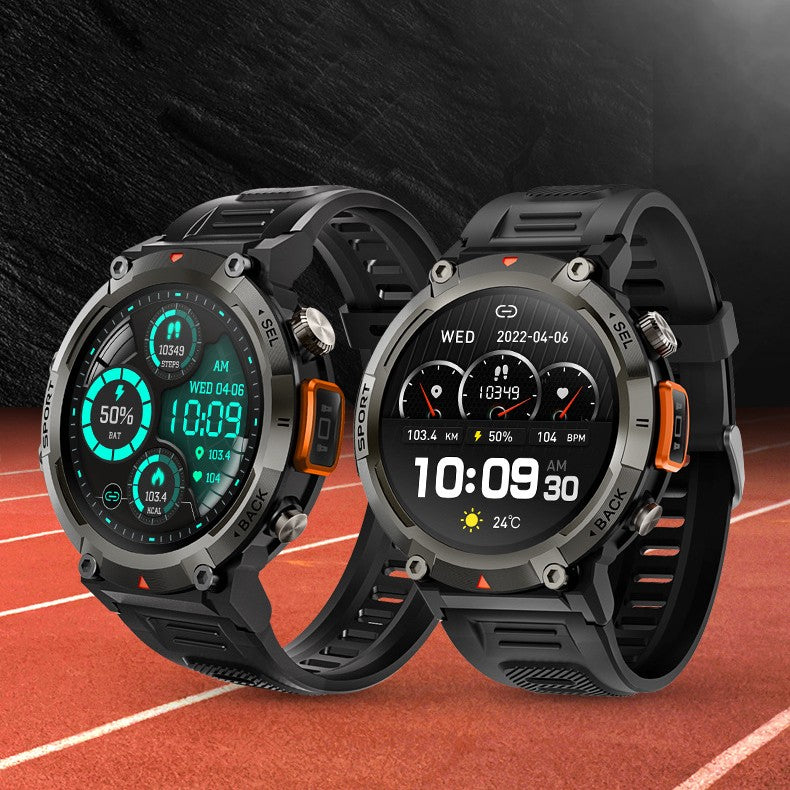 Outdoor Smartwatch for Sports and Health Tracking