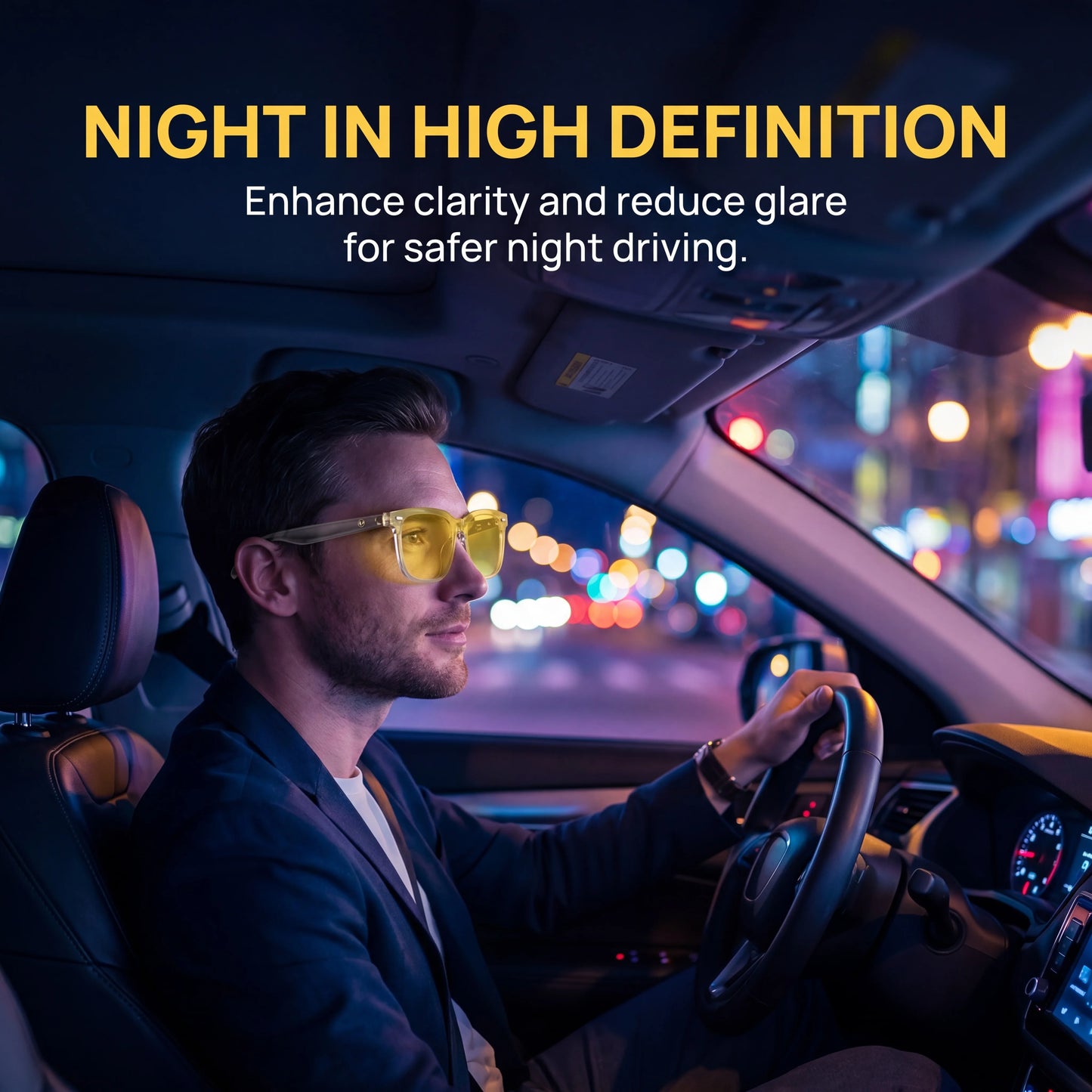 AI Open-Ear Bluetooth Glasses Magnetic Suction Lenses Real-time Translation Calls&Music Global Travel Trade Communication