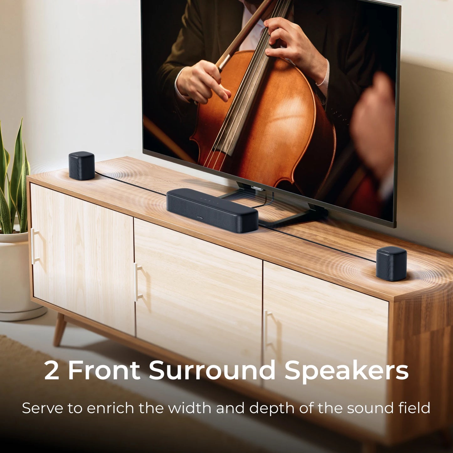 ULTIMEA 7.1ch Soundbar with Subwoofer & 4 Surround Speakers – Home Theater Sound System for TV