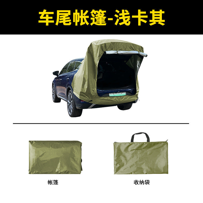 Car Rear Tent for Outdoor Camping and Picnics