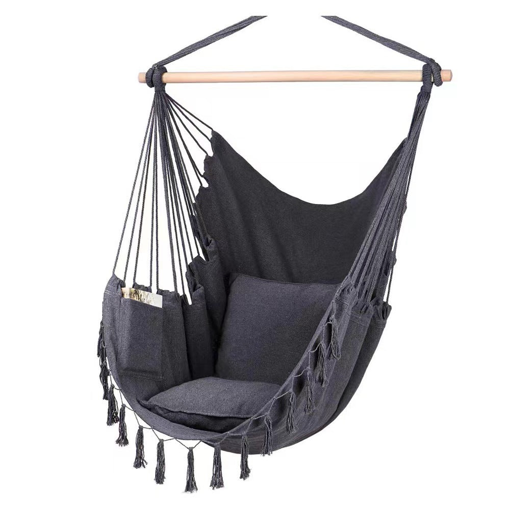 Outdoor Cotton Hammock Chair for Garden and Balcony