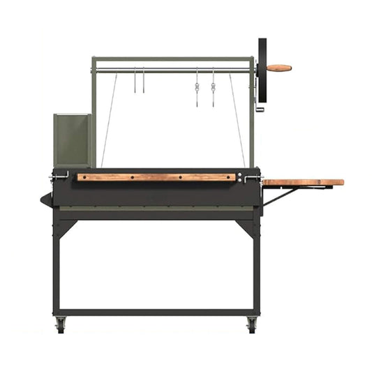 [05X02FT] Heavy-Duty Argentine Santa Maria Wood Fire And Charcoal BBQ Grill With Brasero (SAK52731)
