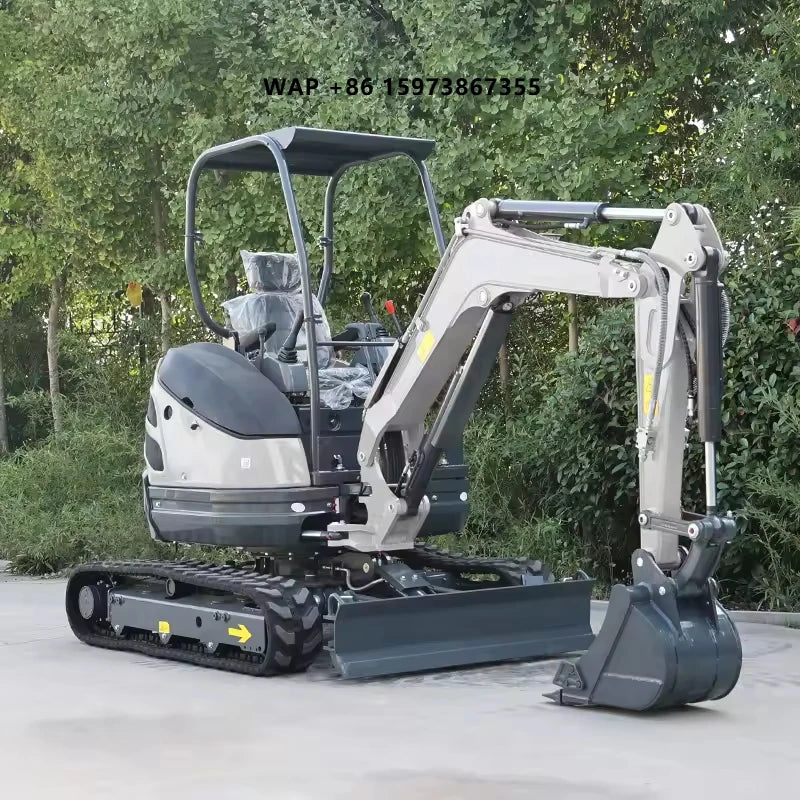 3-Ton Kubota Mini Digger – EPA Crawler Excavator with Side Swing Boom
