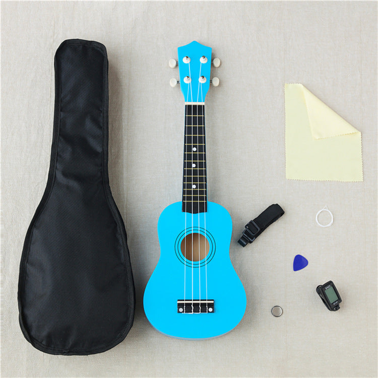 21-Inch Wooden Ukulele, Acoustic Instrument
