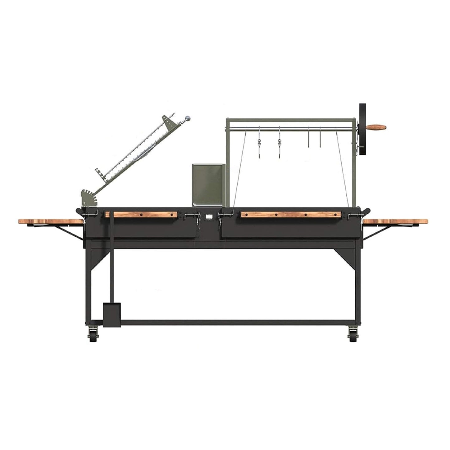 [09X02FT] Extra-Large Argentine Santa Maria Wood Fire And Charcoal BBQ Grill With Brasero (SAK75186)