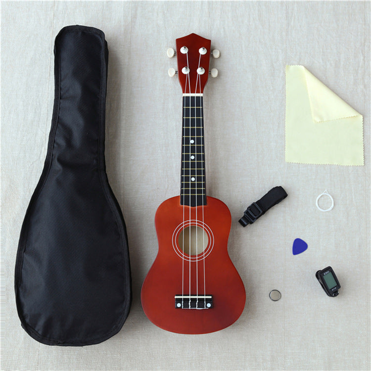 21-Inch Wooden Ukulele, Acoustic Instrument