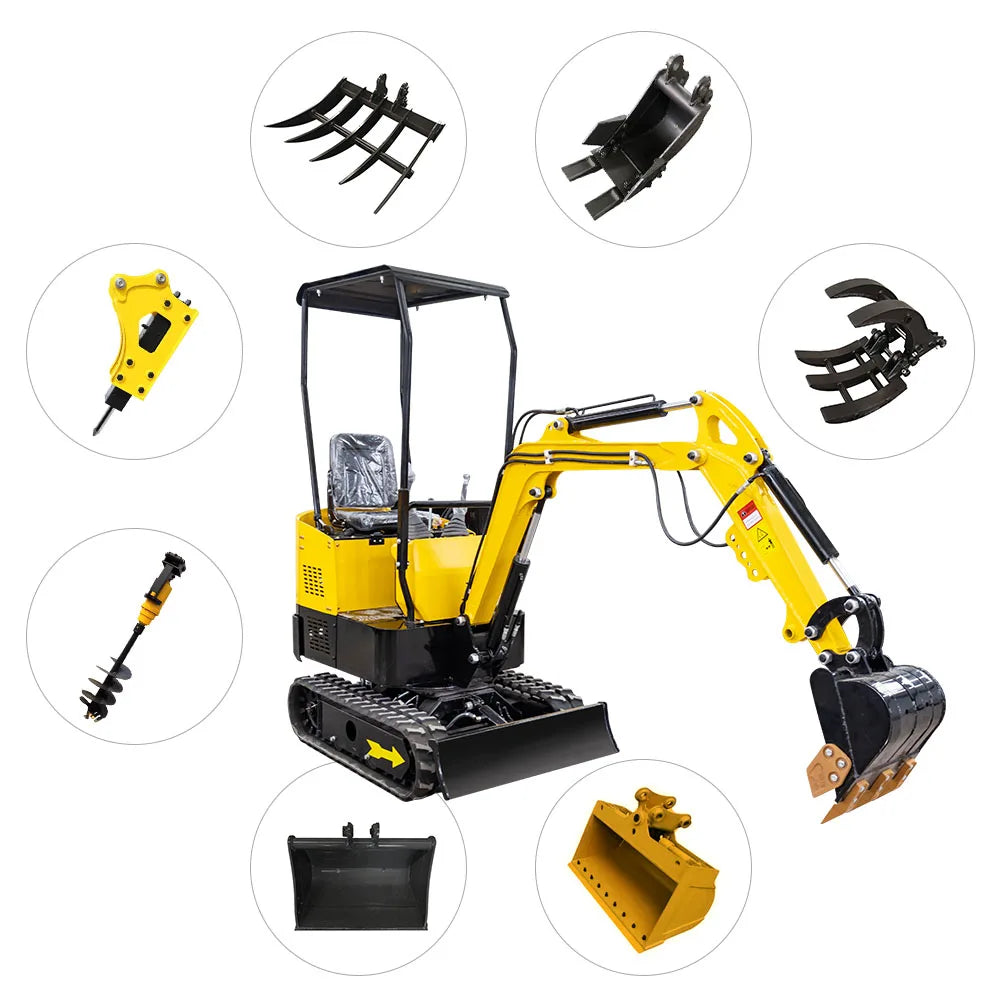 HIGHTOP HT10B Mini Excavator 1000kg – EPA-Compliant Compact Digger