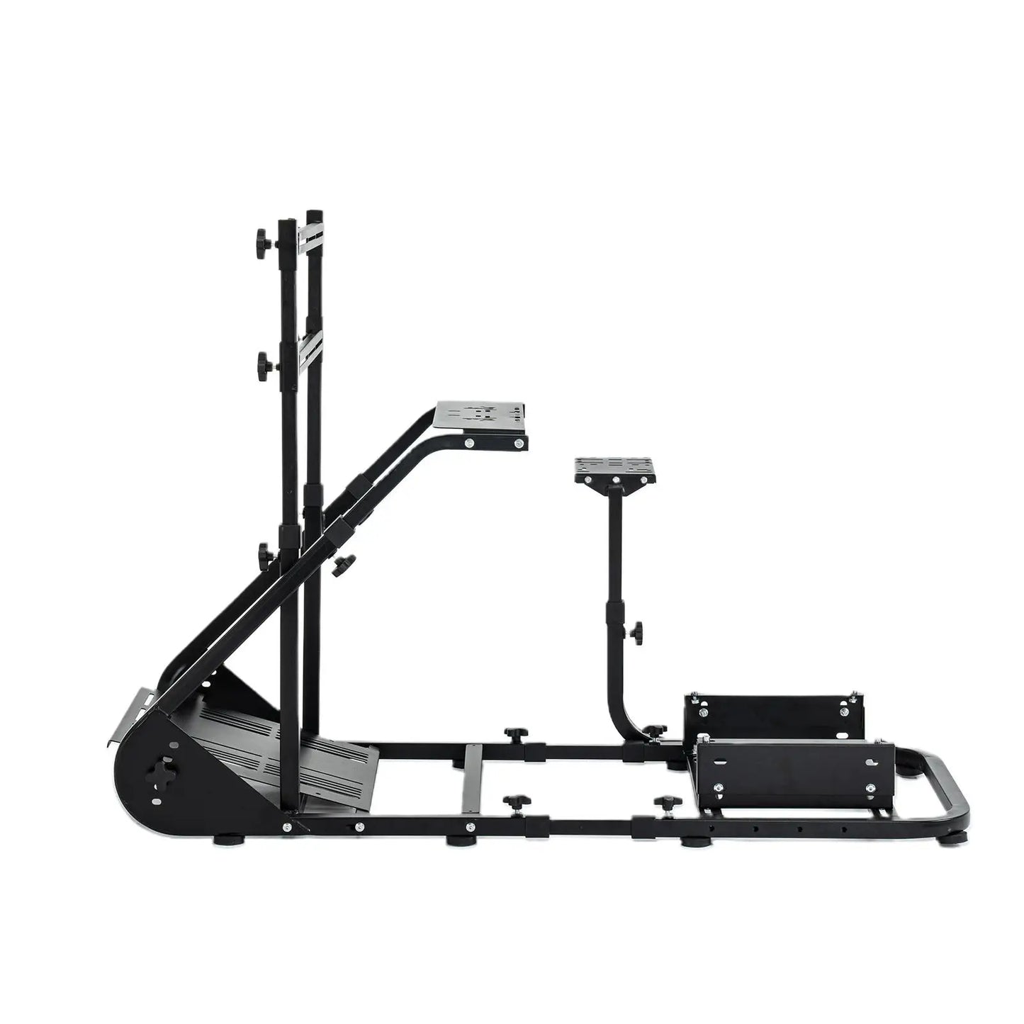 Stable Racing Wheel Cockpit Powder-Coated Steel Frame Compatible with Fanatec, Thrustmaster and More