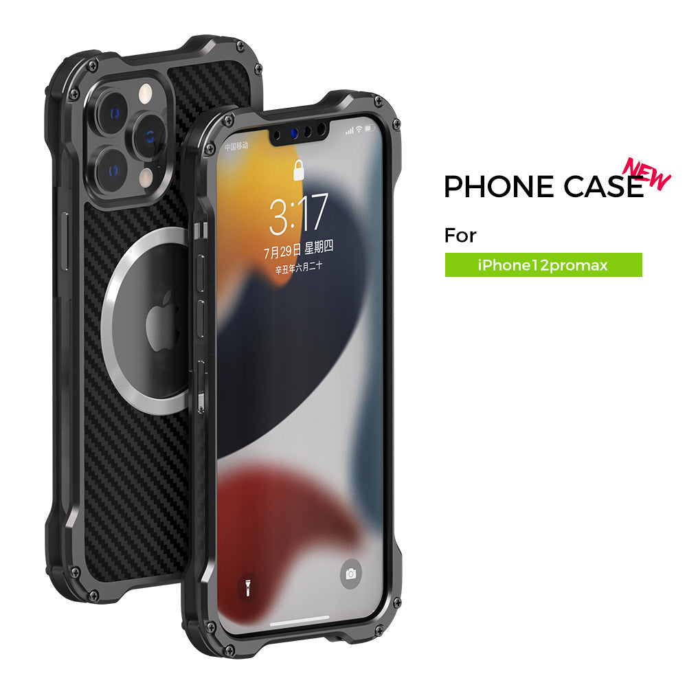 High-End Carbon Fiber Back Case for iPhone 13 Pro Max