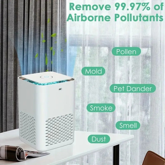 Indoor Air Purifier with USB Interface for Home Use