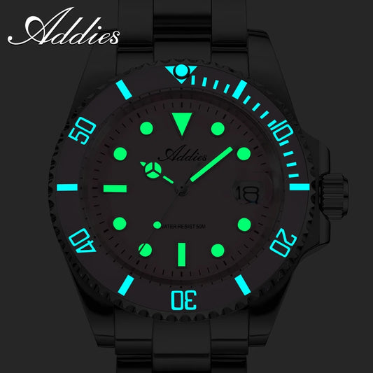 ADDIES 36mm 50m Waterproof Women's Watches Famous Brand Stainless Steel Quartz Woman Watch BGW9/C3 Super Luminous Watch Gift New