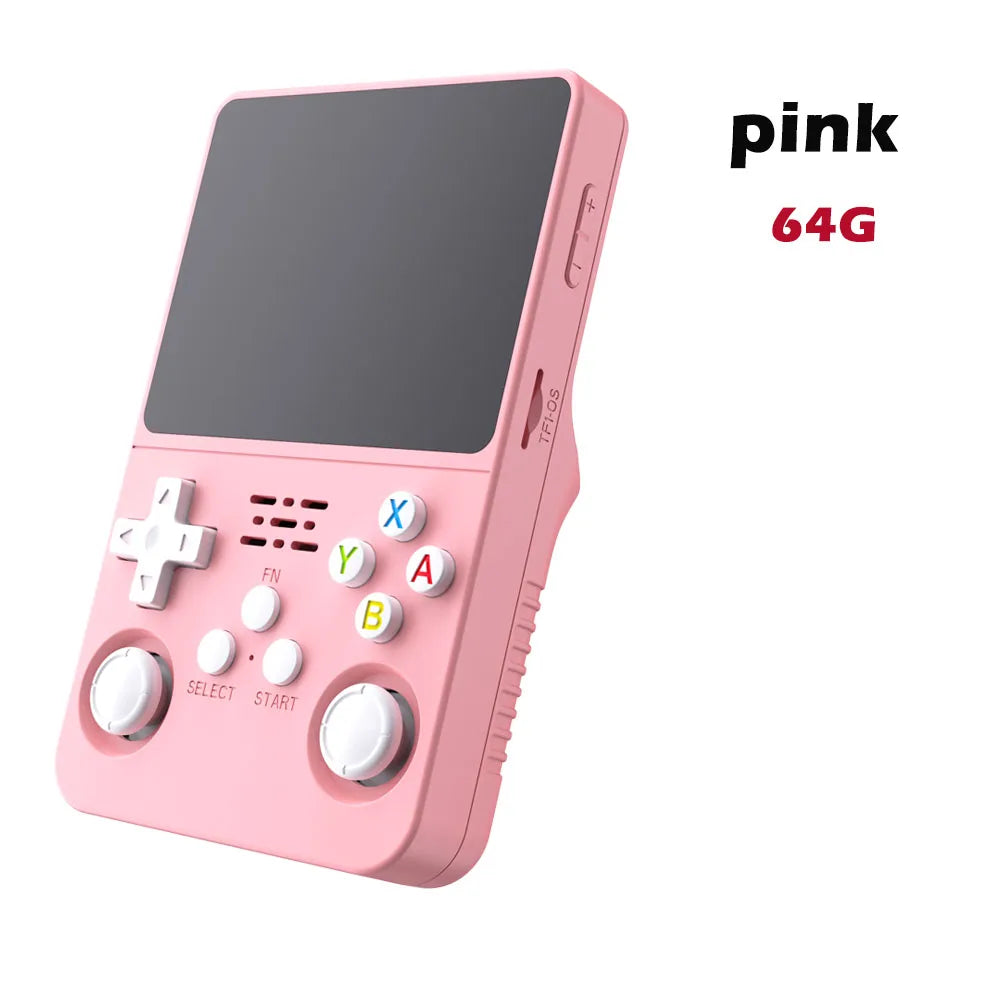 R36S Retro Handheld Video Game Console Linux System 3.5 Inch IPS Screen Portable Pocket Video Player R35S 128GB Games