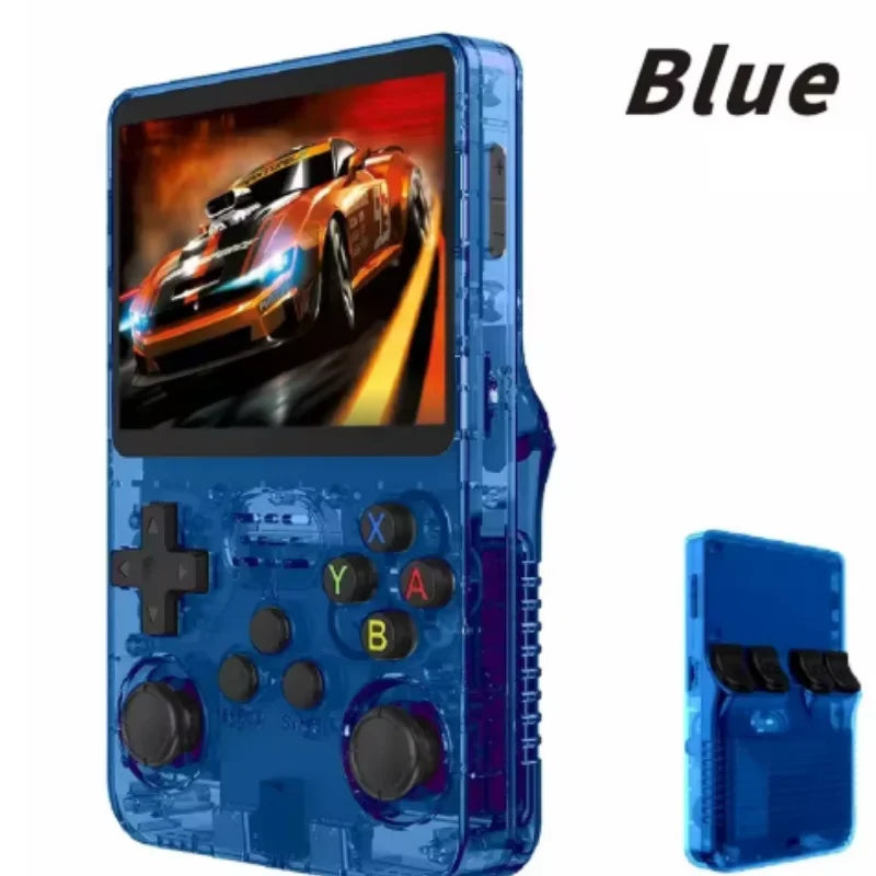 R36S Retro Handheld Video Game Console Linux System 3.5 Inch IPS Screen Portable Pocket Video Player R35S 128GB Games