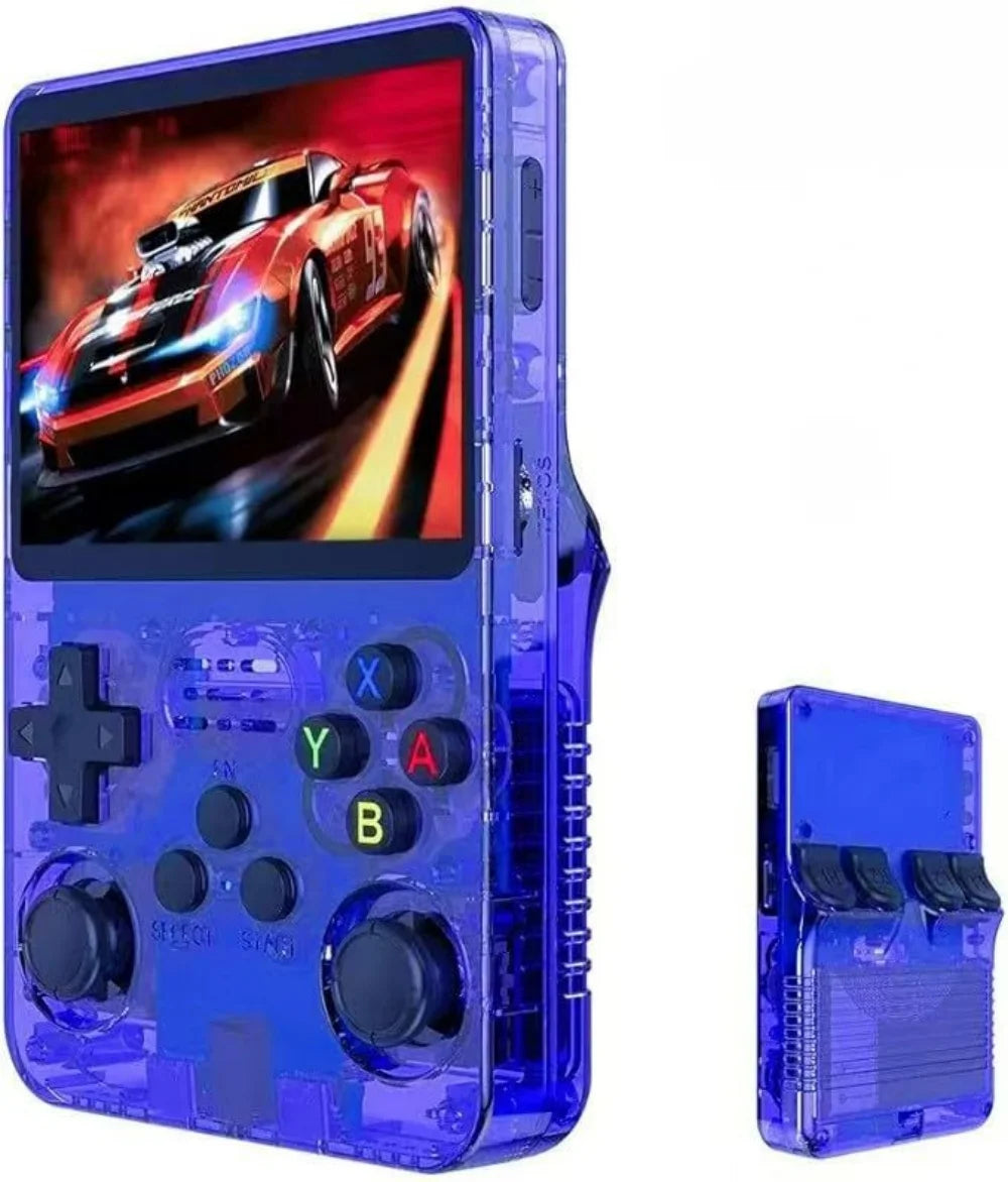 R36S Retro Handheld Video Game Console Linux System 3.5 Inch IPS Screen Portable Pocket Video Player R35S 128GB Games