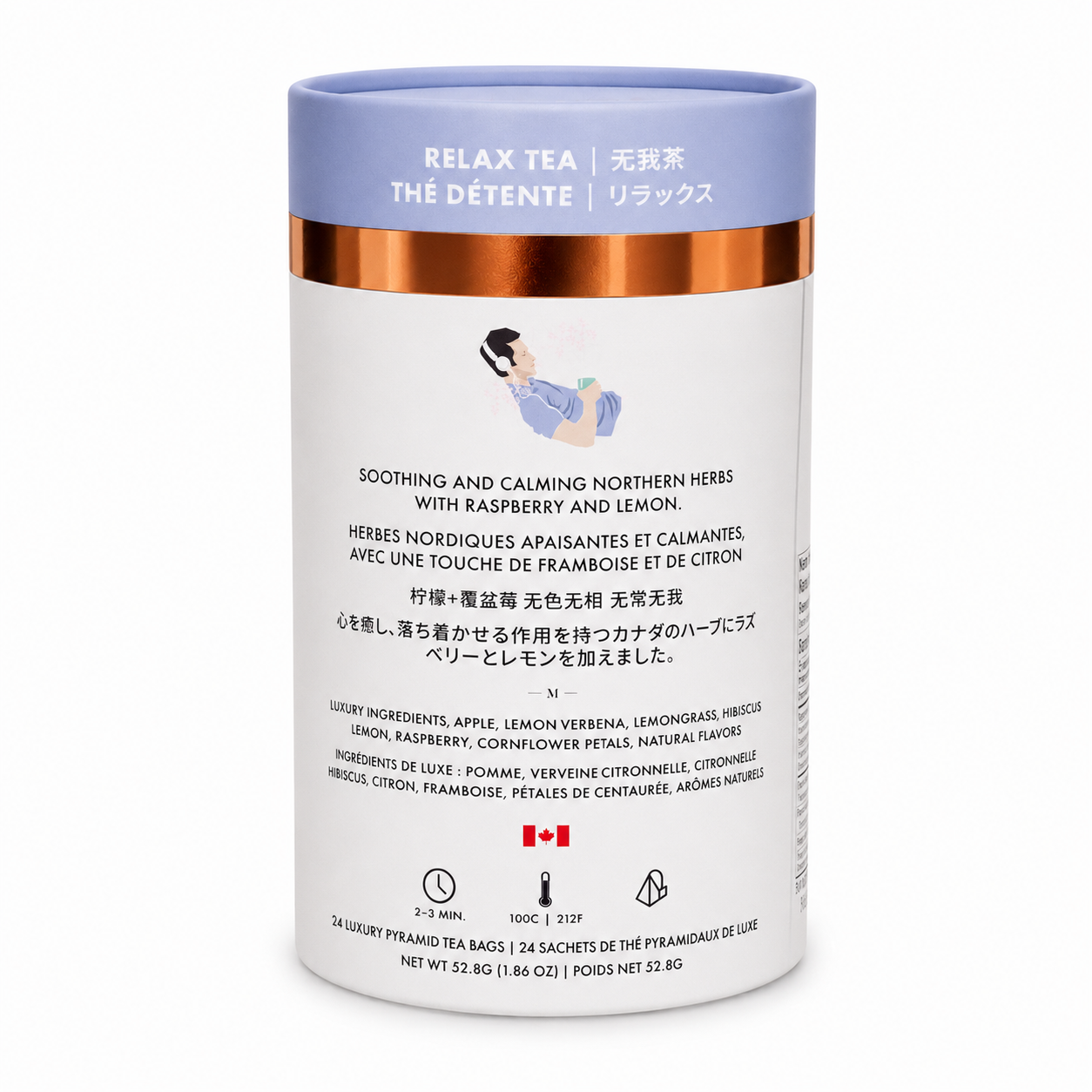 Relax Luxury Herbal tea | Canadian |  24ct