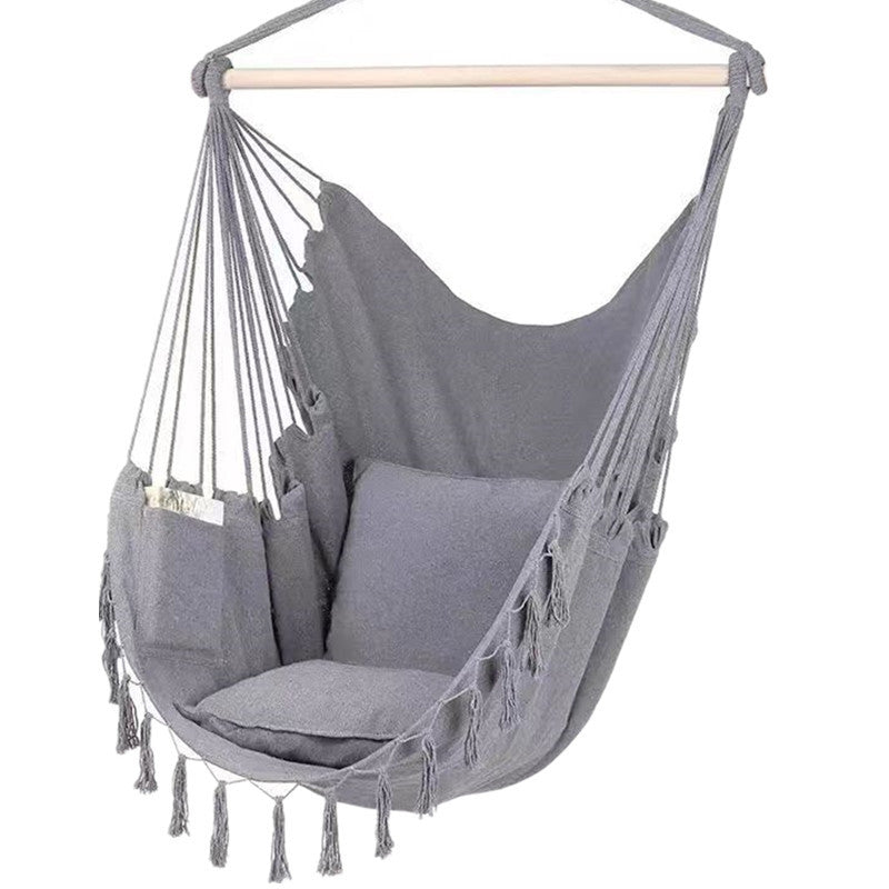 Outdoor Cotton Hammock Chair for Garden and Balcony