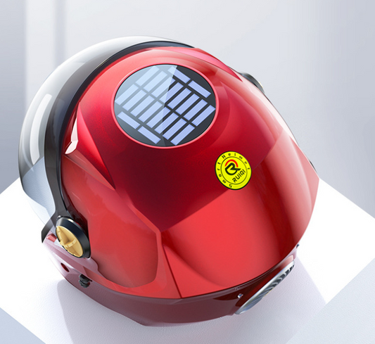 Smart Bluetooth Air Conditioning Helmet with Music