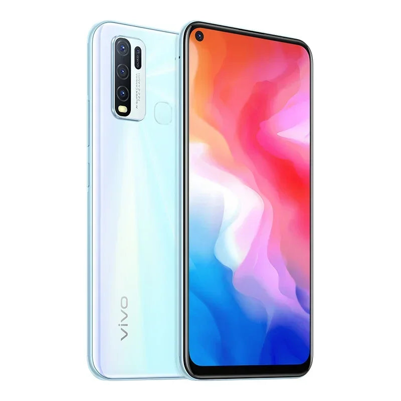 Global Firmware VIVO Y50 smartphone 4G 5000mAh 16.0MP 2340×1080 Snapdragon 665 6.53" in good condition Used Phone