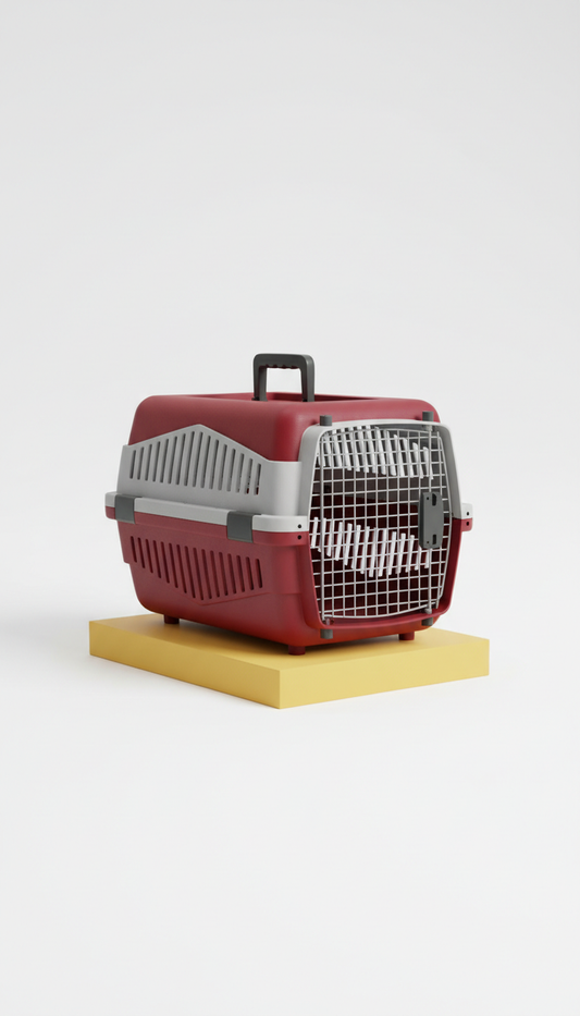 Pet Travel Carrier with Mesh Panels