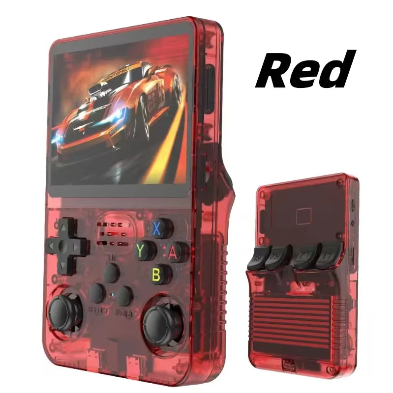 R36S Retro Handheld Video Game Console Linux System 3.5 Inch IPS Screen Portable Pocket Video Player R35S 128GB Games