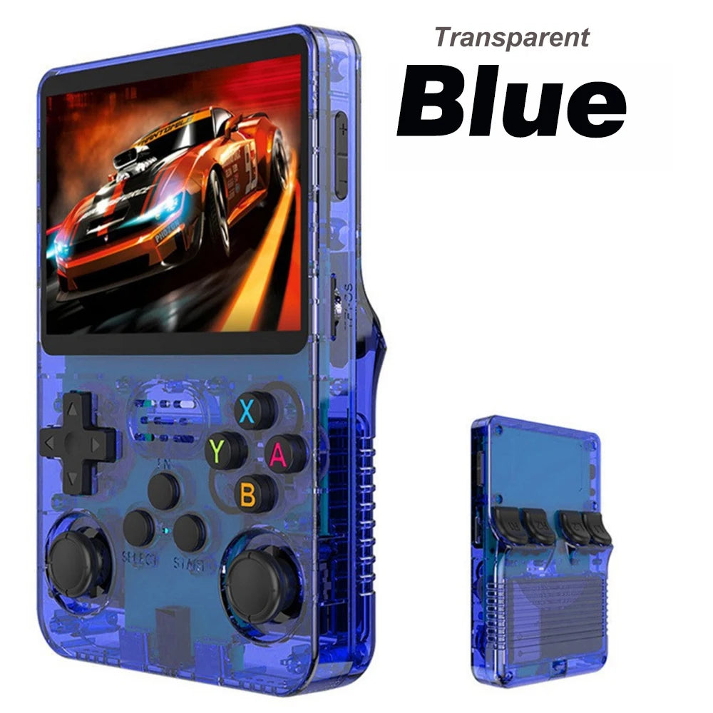 R36S Retro Handheld Video Game Console Linux System 3.5 Inch IPS Screen Portable Pocket Video Player R35S 128GB Games
