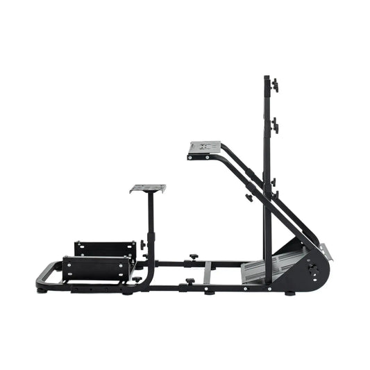 Stable Racing Wheel Cockpit Powder-Coated Steel Frame Compatible with Fanatec, Thrustmaster and More