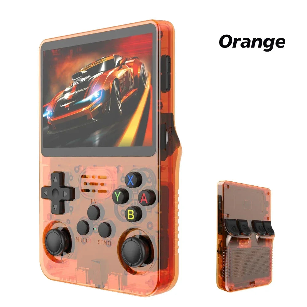 R36S Retro Handheld Video Game Console Linux System 3.5 Inch IPS Screen Portable Pocket Video Player R35S 128GB Games