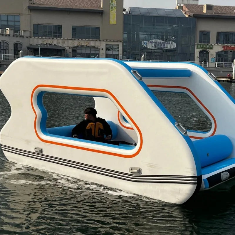 Electric Inflatable Yacht – Portable & Foldable Large Leisure Boat