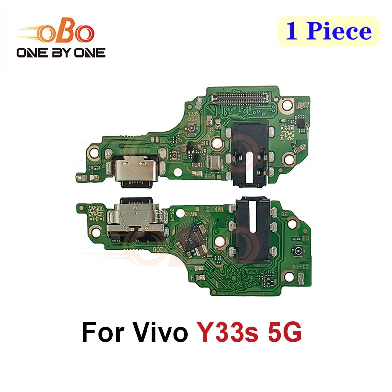 USB Charging Dock Board For Vivo Y21 Y30 Y31s Y32 Y33s Y51 Y52s 5G 2021 Charger Port jack plug Connector Flex Cable Repair (1PC)