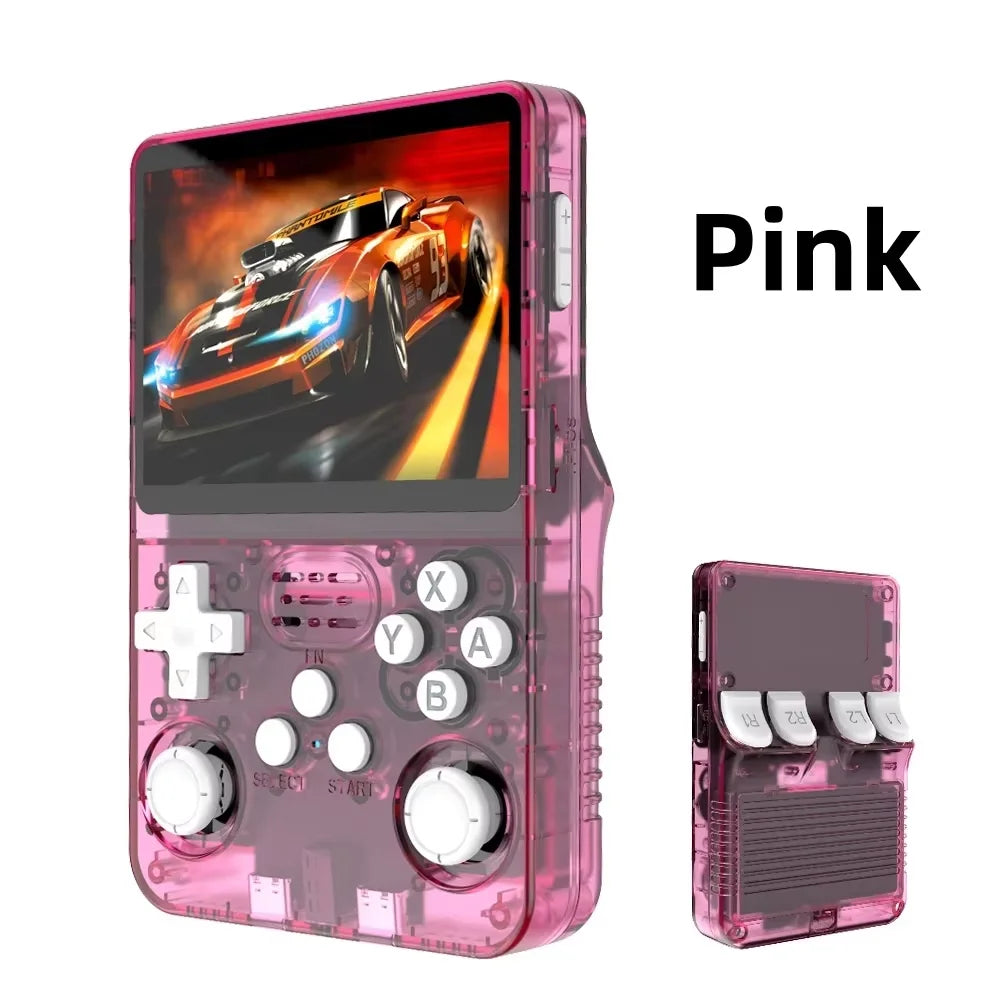 R36S Retro Handheld Video Game Console Linux System 3.5 Inch IPS Screen Portable Pocket Video Player R35S 128GB Games