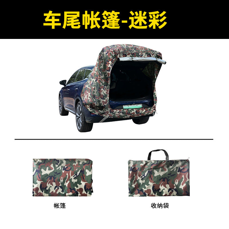 Car Rear Tent for Outdoor Camping and Picnics