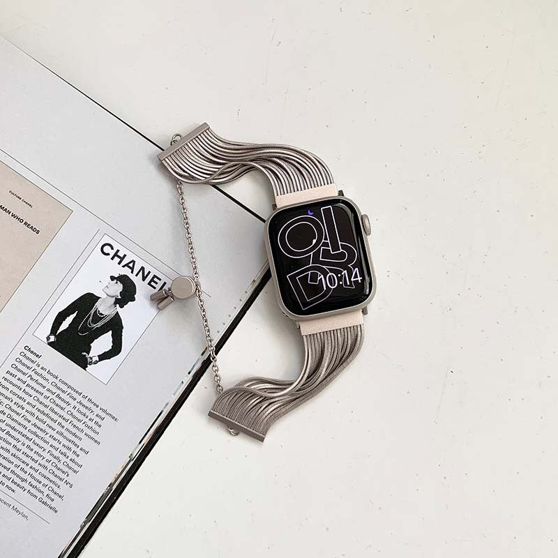 Starlight Color Tassel Band for Apple Watch Series 8