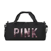 Large Capacity Sequins Decor Travel Duffle Bag