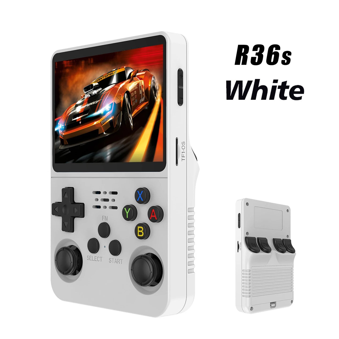 R36S Retro Handheld Video Game Console Linux System 3.5 Inch IPS Screen Portable Pocket Video Player R35S 128GB Games