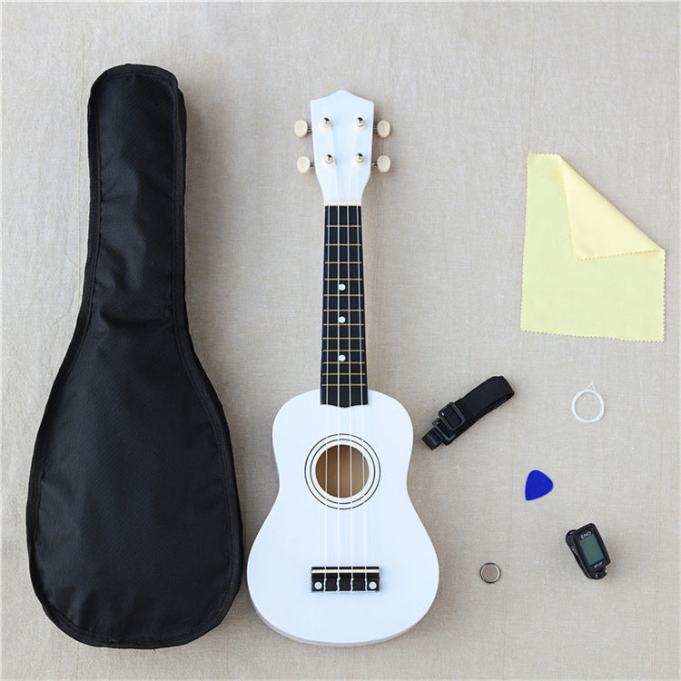 21-Inch Wooden Ukulele, Acoustic Instrument