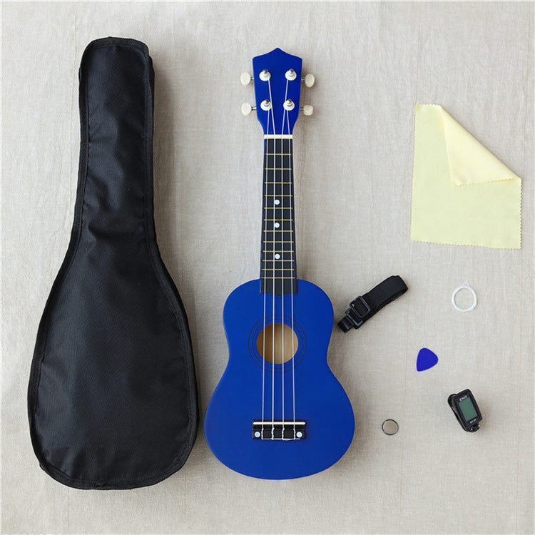 21-Inch Wooden Ukulele, Acoustic Instrument