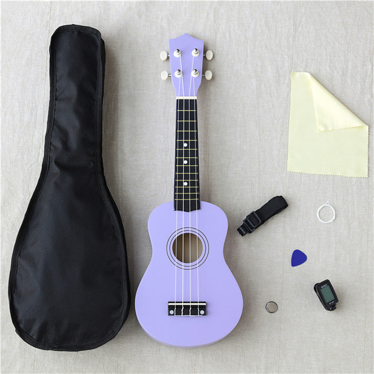 21-Inch Wooden Ukulele, Acoustic Instrument