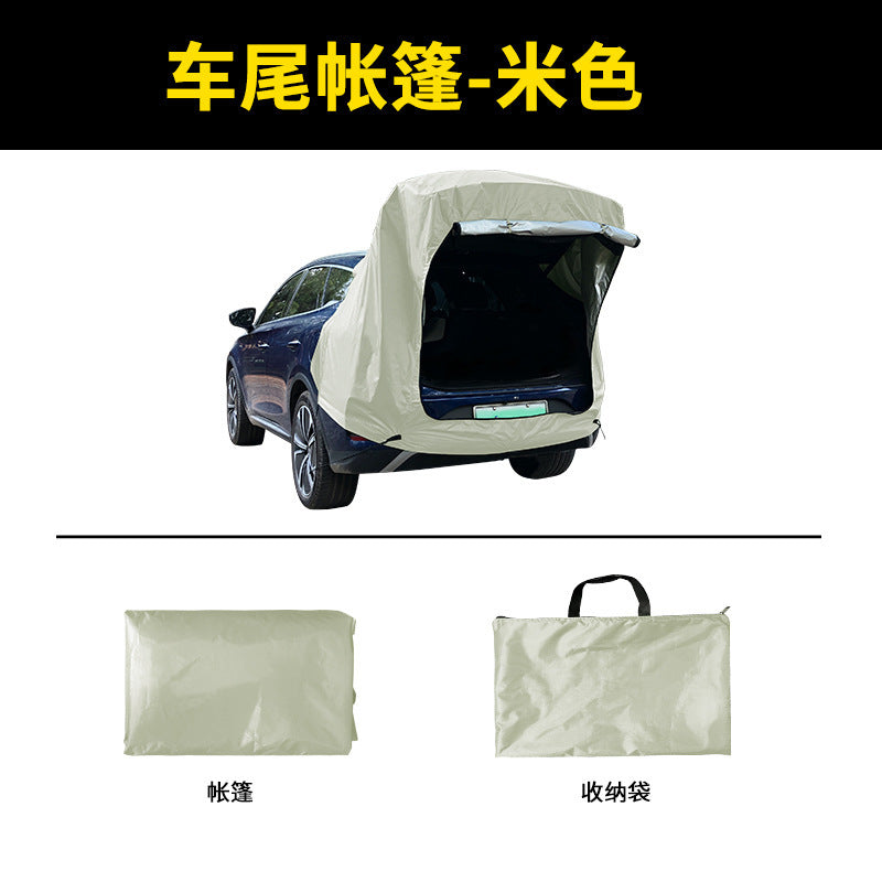 Car Rear Tent for Outdoor Camping and Picnics