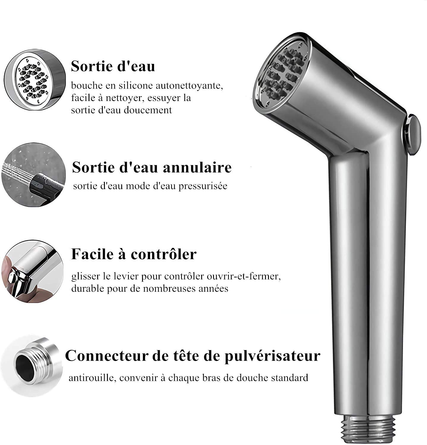 Handheld Spray Gun for Bathing and Pet Showering