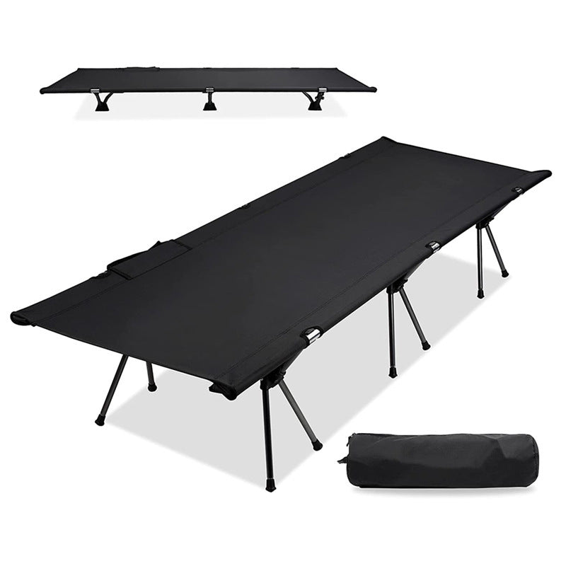 Portable Aluminum Folding Camping Bed for Outdoor Use