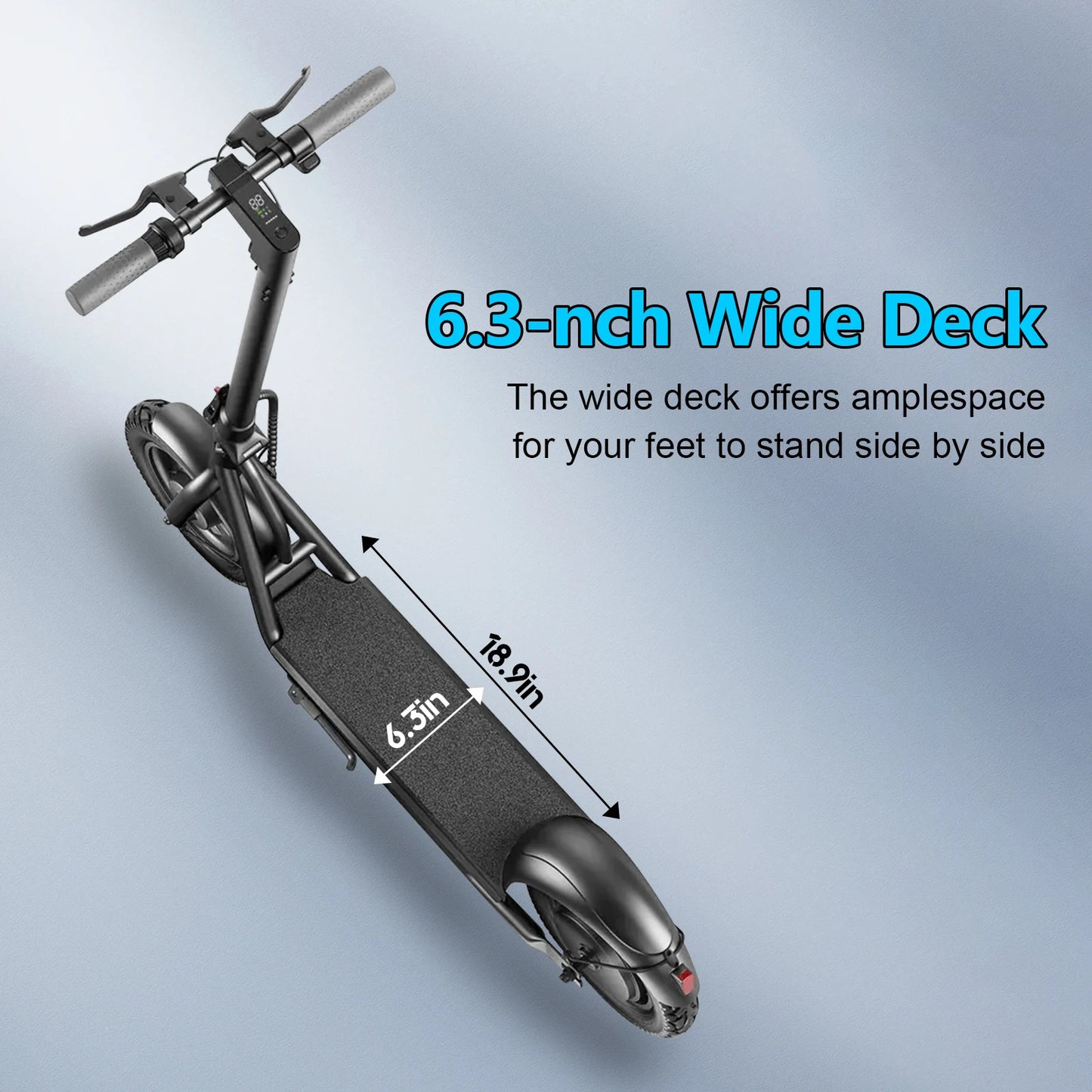 A19 Adult Electric Scooter – 500W, 36V 15Ah, 35km/h, 50-60KM Range, Foldable with Air Tires
