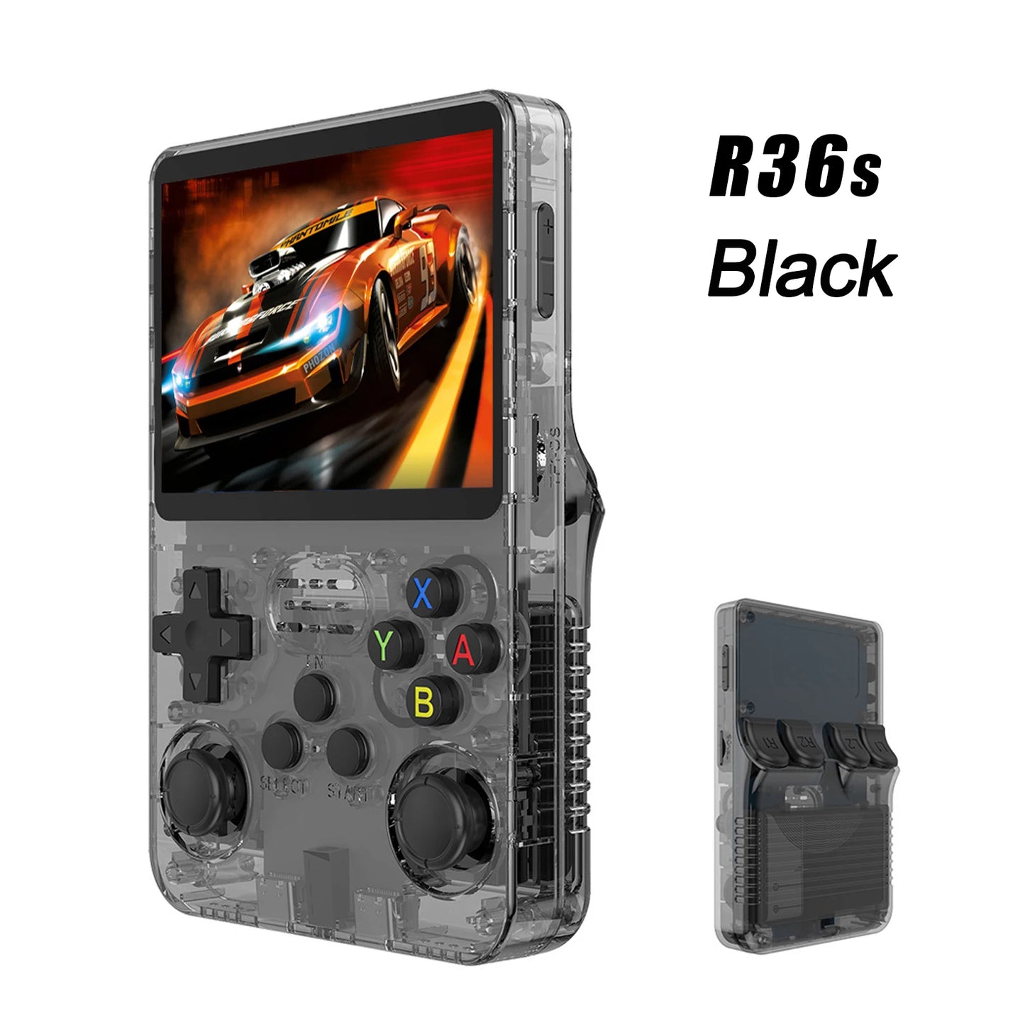 R36S Retro Handheld Video Game Console Linux System 3.5 Inch IPS Screen Portable Pocket Video Player R35S 128GB Games