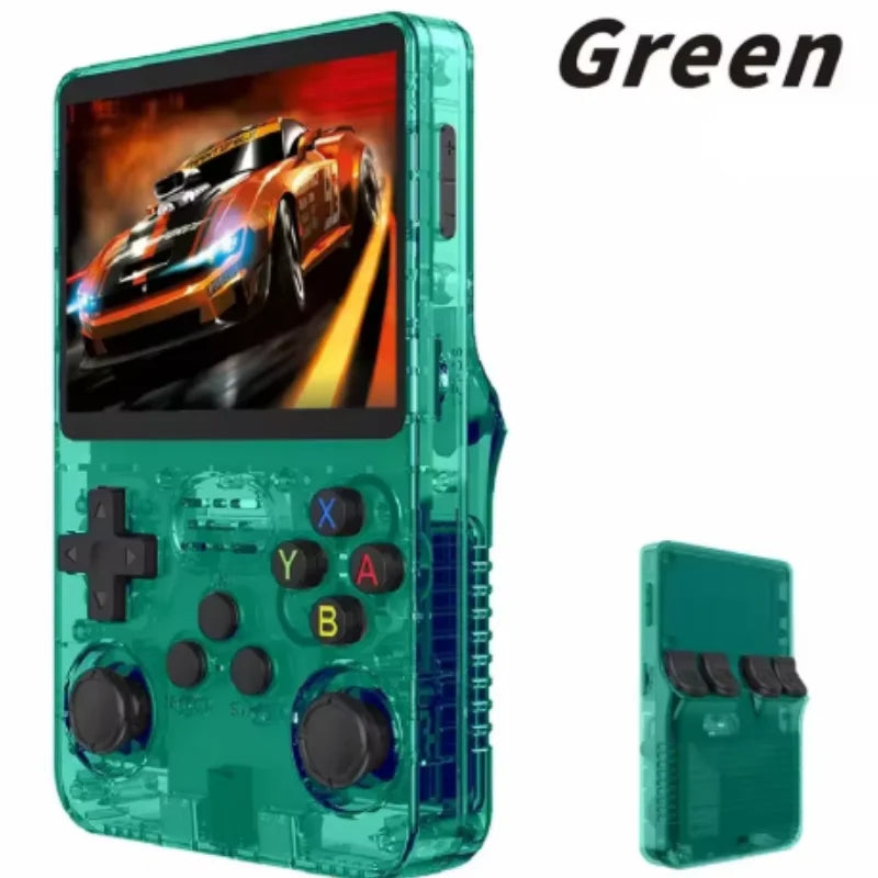R36S Retro Handheld Video Game Console Linux System 3.5 Inch IPS Screen Portable Pocket Video Player R35S 128GB Games