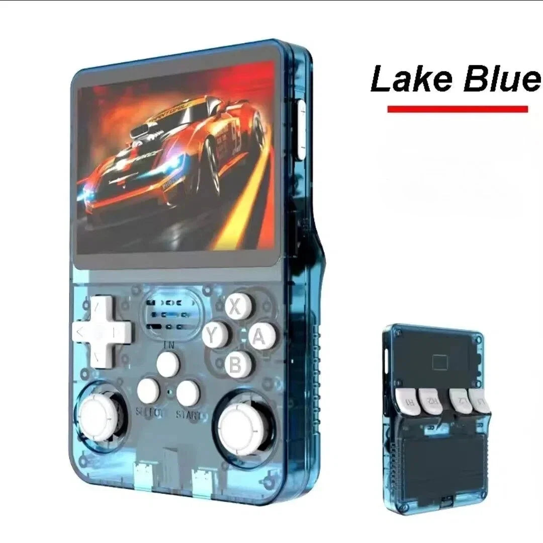 R36S Retro Handheld Video Game Console Linux System 3.5 Inch IPS Screen Portable Pocket Video Player R35S 128GB Games