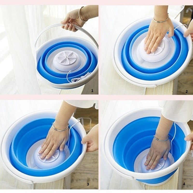 Portable Ultrasonic Folding Washing Machine