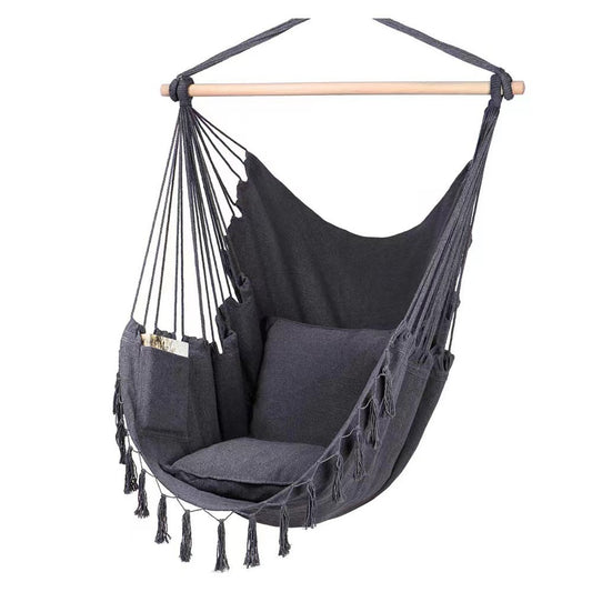 Outdoor Cotton Hammock Chair for Garden and Balcony