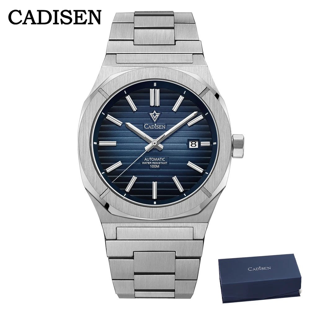 CADISEN 2026 Diver Watch Sapphire MIYOTA 8215 German Designer Men Automatic Mechanical Watches 10Bar Waterproof Gift With Box