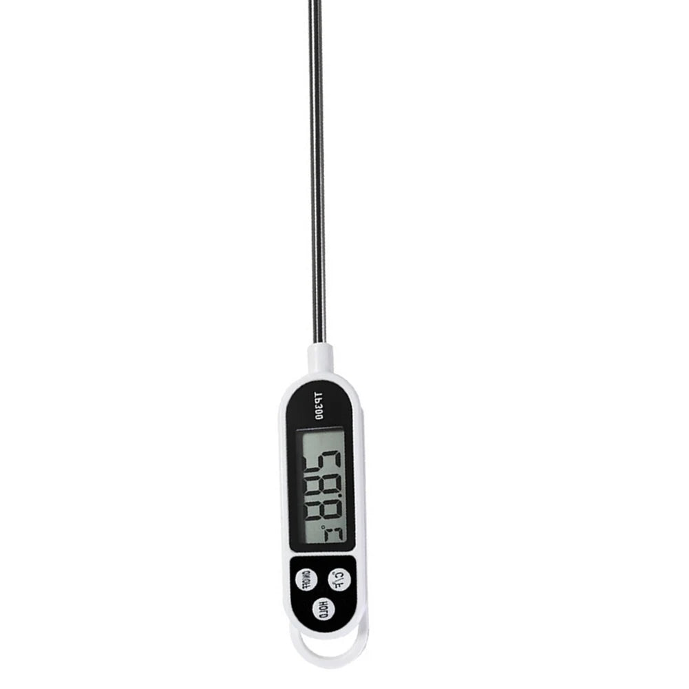 TP300 Instant-Read Digital Food Thermometer – LCD Meat, Milk & BBQ Thermometer